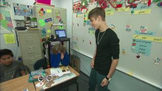 Justin Bieber Surprises a Classroom [upl. by Jamie]