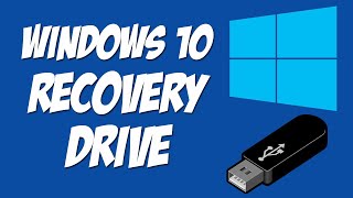 How To Make A USB Recovery Drive in Windows 10 [upl. by Veljkov121]