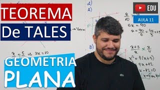 â­• Teorema de Tales  GEOMETRIA PLANA Aula 11 [upl. by Adi]