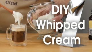 DIY whipped cream in 60 seconds [upl. by Isabel]