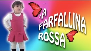 Filastrocca Napoletana  La Farfallina Rossa [upl. by Einaffit]