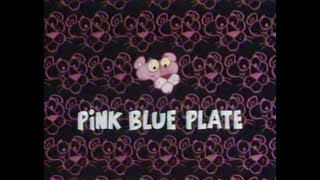 Pink Panther PINK BLUE PLATE 1971 TV version laugh track [upl. by Yelsha]