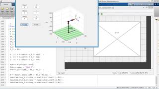 Using peter corke robotics toolbox with Matlab GUI  Forward and Inverse kinematics [upl. by Ladnek]