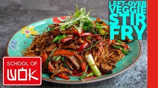 Delicious Chinese Stir Fry Recipe with Leftover Vegetables [upl. by Lika]