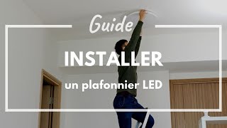 Comment installer un plafonnier led [upl. by Enytsirhc496]