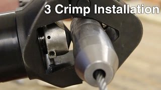 Cable Pull 3 Crimp Installation [upl. by Roldan]