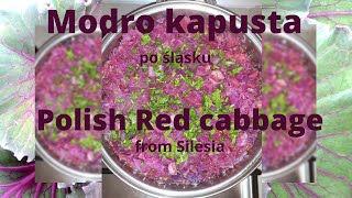 Modra kapusta po śląsku  Polish Red Cabbage from Silesia [upl. by Amesari]