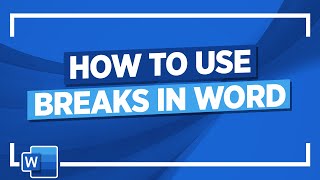 Microsoft Word Tutorial How to use Section Break in Word [upl. by Cusack182]