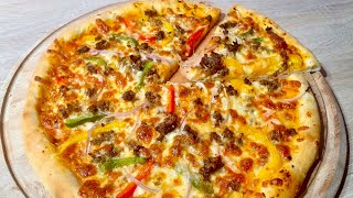 Recette de PIZZA 🍕 FACILE ET RAPIDE [upl. by Frayda]