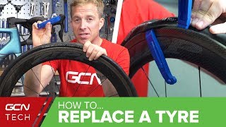 How To Change A Tyre On Your Road Bike [upl. by Suoiluj]