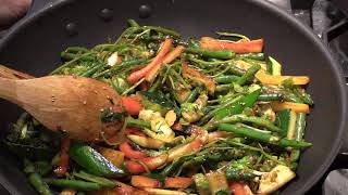 Healthy Vegetables Stir Fry in 15 minsvegan [upl. by Sura191]