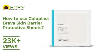 How to use Coloplast Brava Skin Barrier Protective Sheets  Skin Barriers Sheets [upl. by Heidy958]