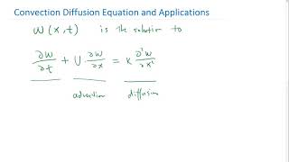 The Advection Diffusion Equation [upl. by Nanreit188]