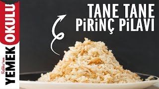 Tane Tane Pirinç Pilavı Tarifi  Pilav 101 [upl. by Bernadine]