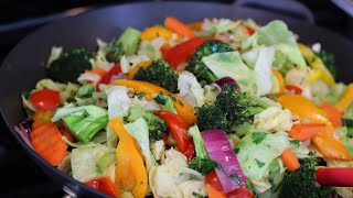 Simple Vegetable Stir Fry You Will Love [upl. by Akinoj]