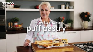 How to Make Puff Pastry  Tesco [upl. by Sylvia]