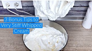 STABILIZED WHIPPED CREAM WITHOUT GELATIN [upl. by Lessard]