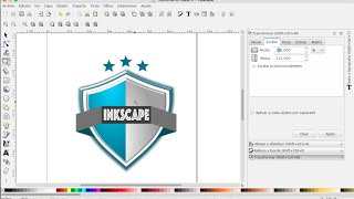 INKSCAPE 30  Como diseñar un escudo [upl. by Tnecillim799]