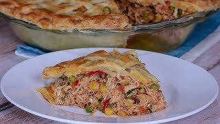 Pastel de pollo desmechado al horno [upl. by Eahsat]