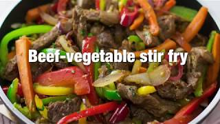 Beef vegetable stir fry [upl. by Sharron]