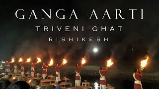 Ganga Aarti at Triveni Ghat Rishikesh Full Video amp Clear Audio 🇮🇳 [upl. by Millar]