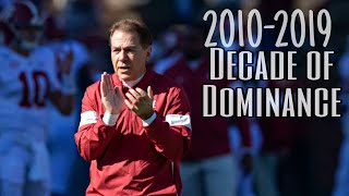 HD Alabama Top 50 Moments quotDecade of Dominancequot [upl. by Morgun659]