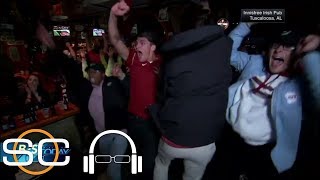 Tuscaloosa fans go wild as Alabama beats Georgia to win national championship  SC with SVP  ESPN [upl. by Yokum605]