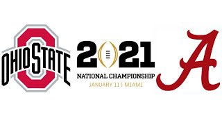 2021 CFP National Championship 3 Ohio State vs 1 Alabama Highlights [upl. by Vadim]