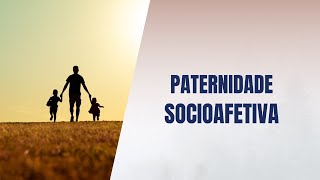 Paternidade socioafetiva [upl. by Ioj]