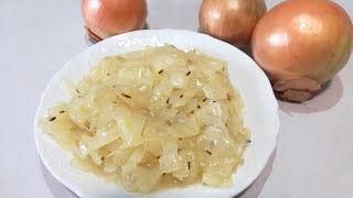 Cibulové dušené přílohové zelí recept [upl. by Elo]