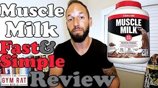 Muscle Milk  Most Popular Protein  Supplement Review [upl. by Poyssick295]