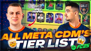 EA FC 25  All META CDM Tierlist [upl. by Neelyar]