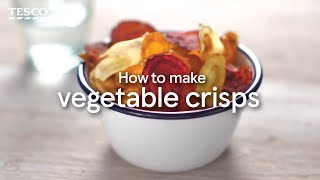 How to Make Vegetable Crisps  Tesco [upl. by Danae318]