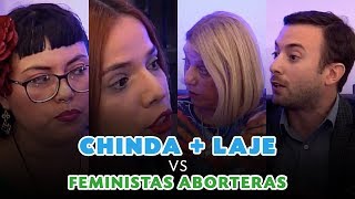 DEBATE Laje  Brandolino vs 2 feministas aborteras [upl. by Edgerton]