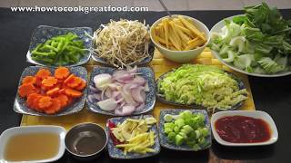 Chinese Stir Fry Vegetables Recipe  Asian Wok [upl. by Aikemot357]