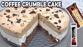 3 INGREDIENTS ONLY COFFEE CRUMBLE ICE CREAM CAKE  HOW TO MAKE AN ICE CREAM CAKE AFFORDABLE AND EASY [upl. by Eitsirc]