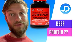 Musclemeds Carnivor Beef Protein Isolate Powder Review [upl. by Anahpets]