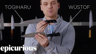 Knifemaker Explains The Difference Between Chefs Knives  Epicurious [upl. by Ahseret939]