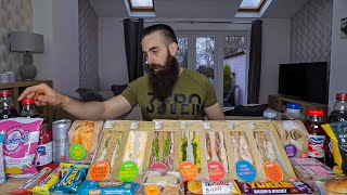 THE 10 TESCO MEAL DEAL CHALLENGE  BeardMeatsFood [upl. by Enayr]