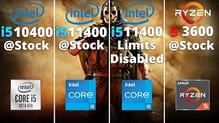 i510400 vs i511400 vs Ryzen 5 3600  11 Games 1080p RTX 3070 [upl. by Mayworm]