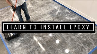 Learn To Install Metallic Epoxy Floors Like The Pros  Start To Finish [upl. by Ahsilrae]