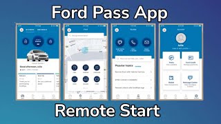 HOW to use Ford Pass  Remote start Lock and Oil Life indicator [upl. by Kronick706]