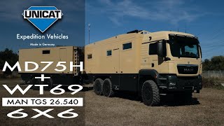 UNICAT Expedition Vehicles MD75HMB  MAN TGS 26540 6X6  WT69 [upl. by Aicatsana]