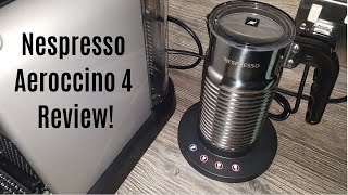 Nespresso Aeroccino 4 Milk Frother Review  Worth upgrading from the Aeroccino 3 [upl. by Nawj990]