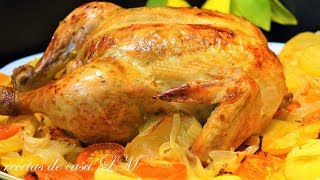 EL POLLO AL HORNO MAS DELICIOSO DEL MUNDO ENTERO [upl. by Lekym]