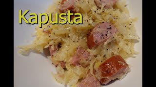 Kapusta Polish Food Recipe  Polish Cooking  Screamin Eagle [upl. by Svensen471]