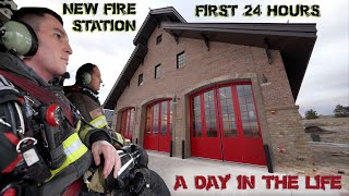 First 24 Hours in a New Fire Station  A Day in the Life [upl. by Marlow]