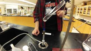 Decomposition of Potassium Chlorate [upl. by Dorkus]