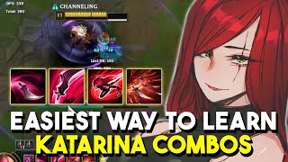 EASIEST WAY TO LEARN KATARINA COMBOS [upl. by Arebma676]