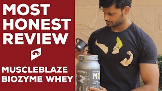 MUSCLEBLAZE BIOZYME WHEY PROTEIN REVIEW  LAB TEST REPORT [upl. by Aicinoid]